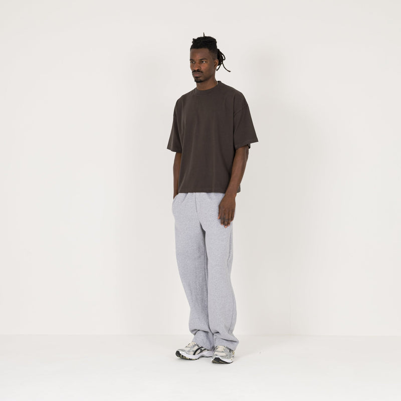 Cropped T-Shirt - Dark Mocha - Destructive