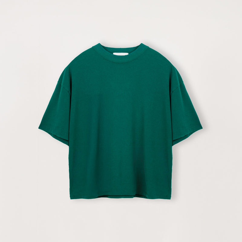 Cropped T-Shirt - Evergreen - Destructive