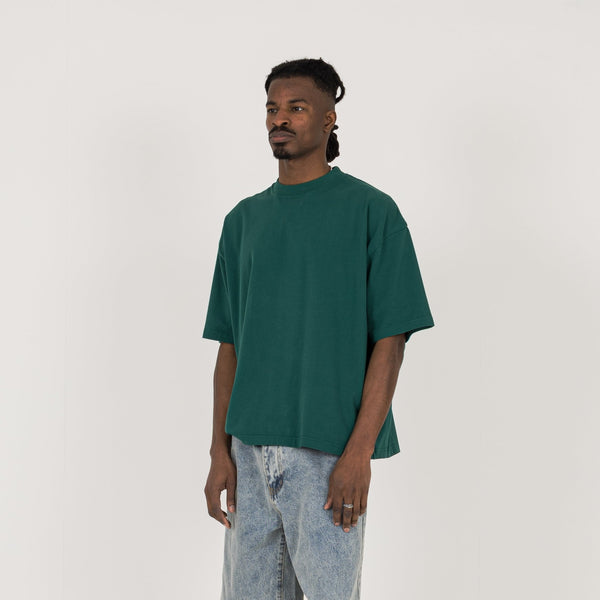Cropped T-Shirt - Evergreen - Destructive