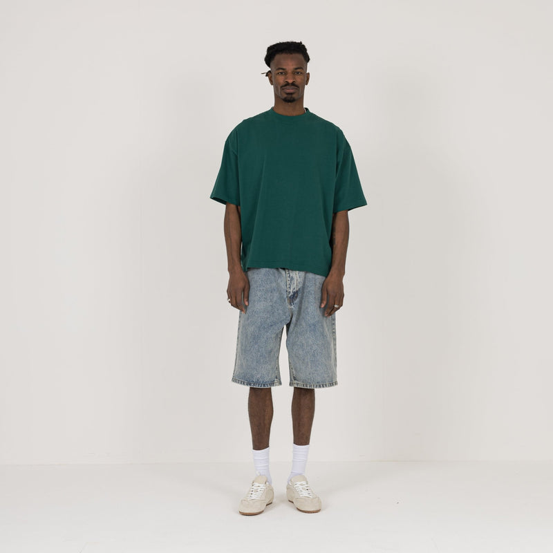 Cropped T-Shirt - Evergreen - Destructive