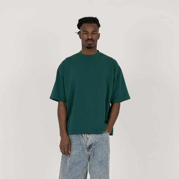 Cropped T-Shirt - Evergreen - Destructive