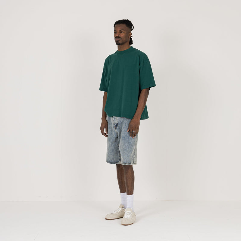 Cropped T-Shirt - Evergreen - Destructive