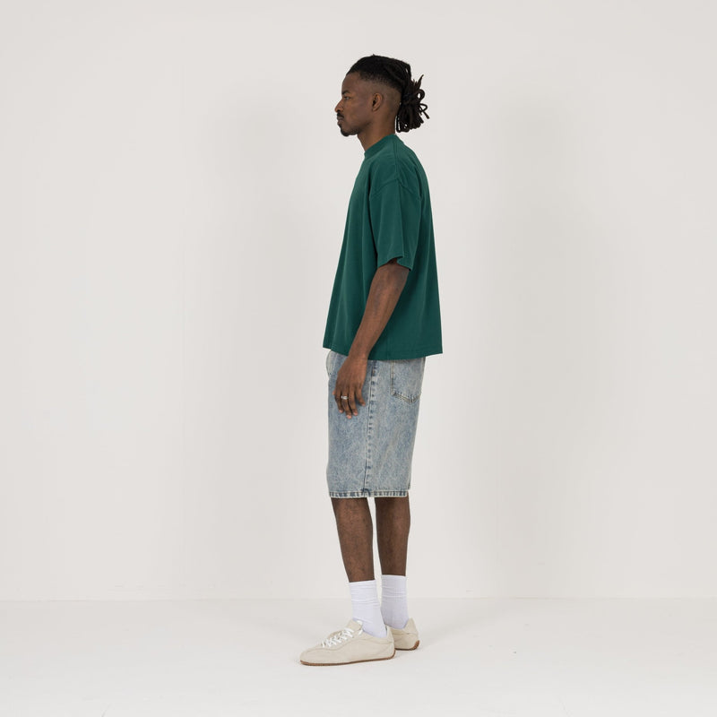 Cropped T-Shirt - Evergreen - Destructive