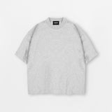 Cropped T-Shirt - Light Marl Grey - Destructive