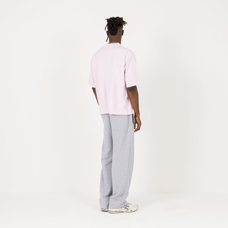 Cropped T-Shirt - Light Pink - Destructive