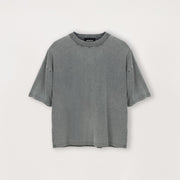 Cropped T-Shirt - Vintage Grey