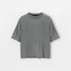 Cropped T-Shirt - Vintage grey - Destructive