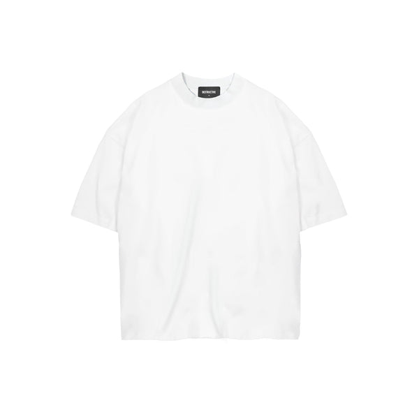 Cropped T-Shirt - White - Destructive