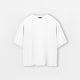 Cropped T-Shirt - White - Destructive