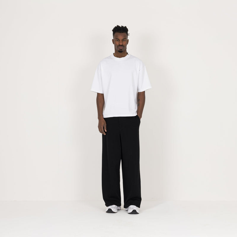 Cropped T-Shirt - White - Destructive