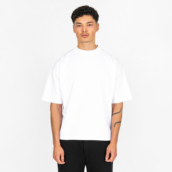 Cropped T-Shirt - White - Destructive