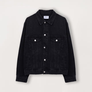 Denim Jacket - Vintage Black - Destructive