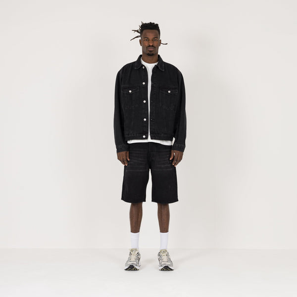 Denim Short - Vintage Black - Destructive