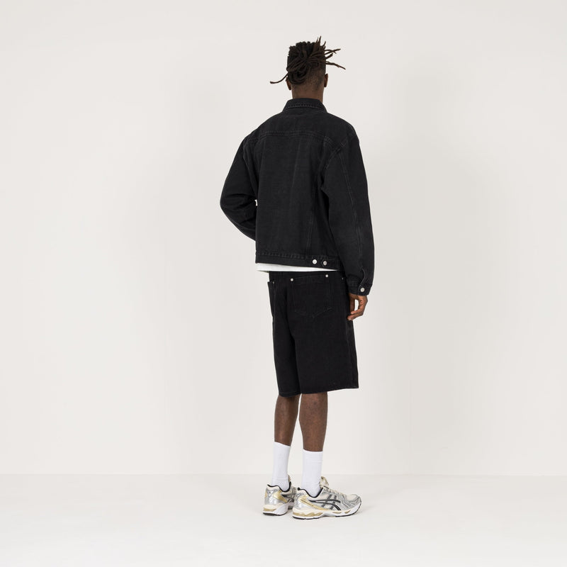 Denim Short - Vintage Black - Destructive