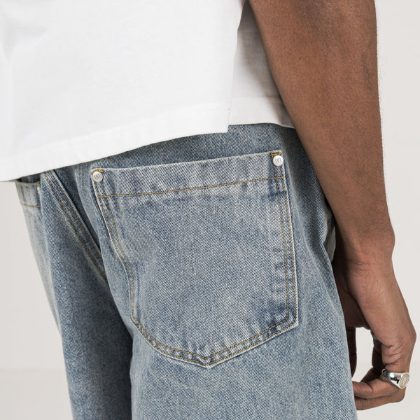 Denim Short - Vintage Indigo - Destructive