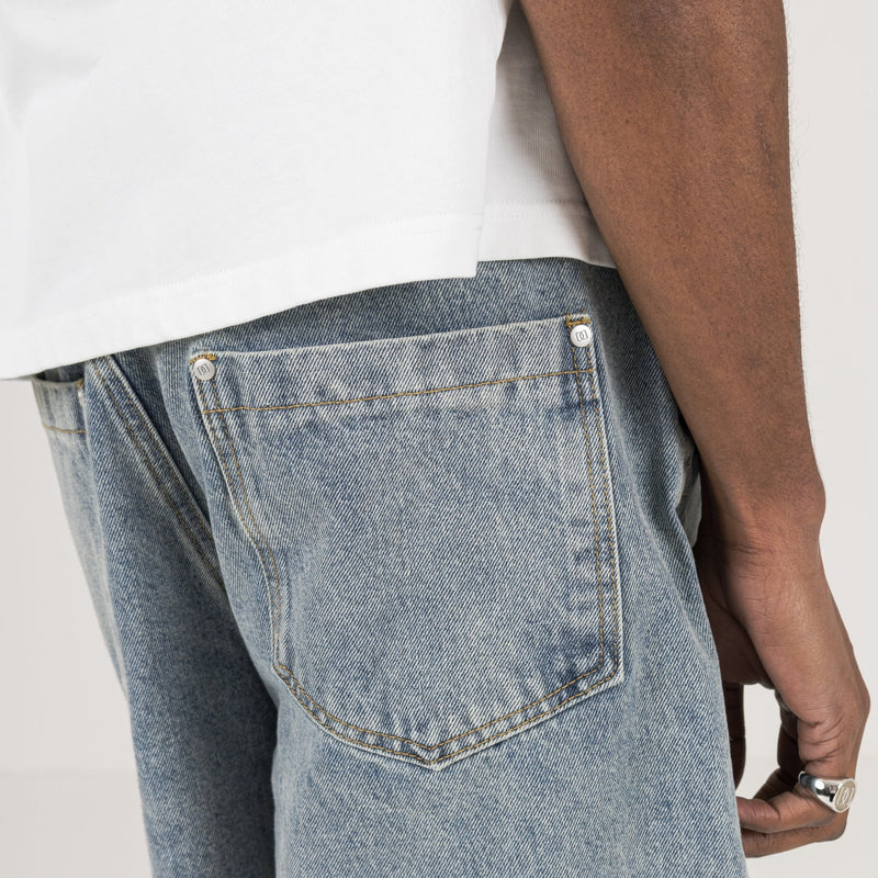 Denim Short - Vintage Indigo - Destructive