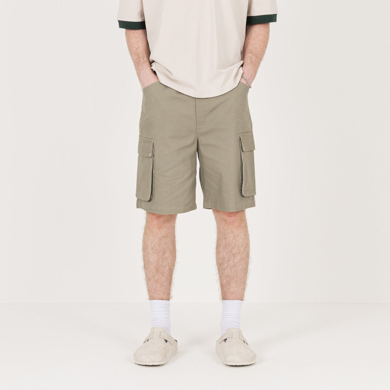 Cargo Short - Moss Green - Destructive