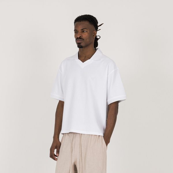 Cropped Polo - White - Destructive