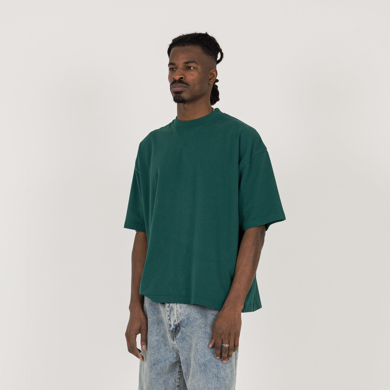 Cropped T-Shirt - Evergreen - Destructive