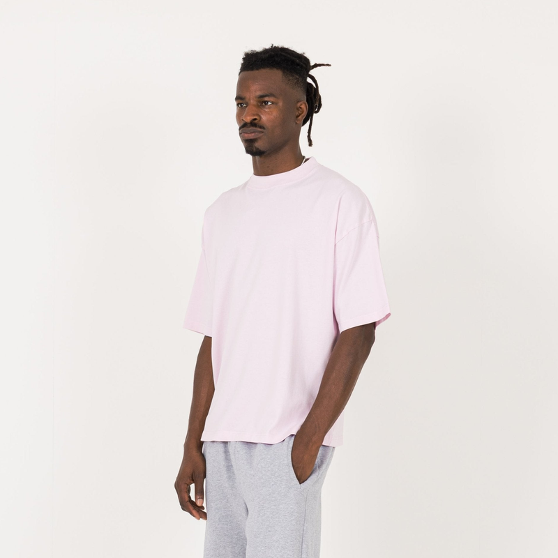 Cropped T-Shirt - Light Pink - Destructive