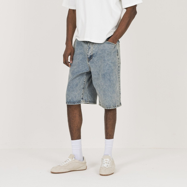 Denim Short - Vintage Indigo - Destructive