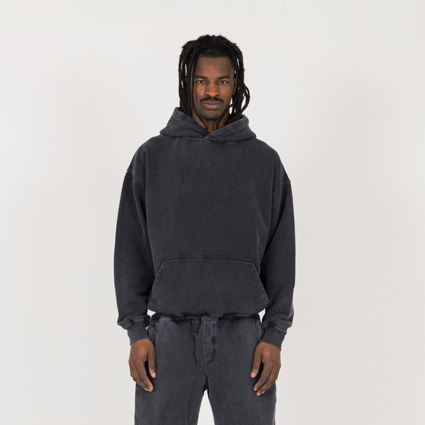 Hoodie - Vintage Black - Destructive
