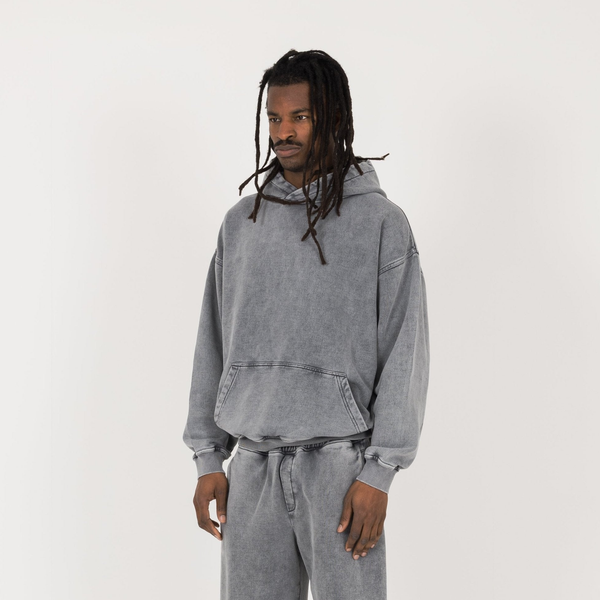 Hoodie - Vintage Grey - Destructive