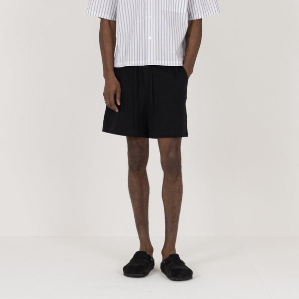 Linen Short - Black - Destructive