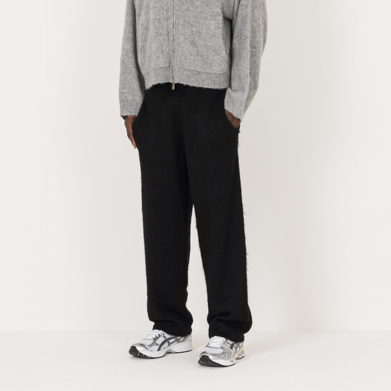 Mohair Sweatpant - Black - Destructive
