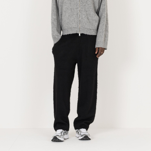 Mohair Sweatpant - Black - Destructive