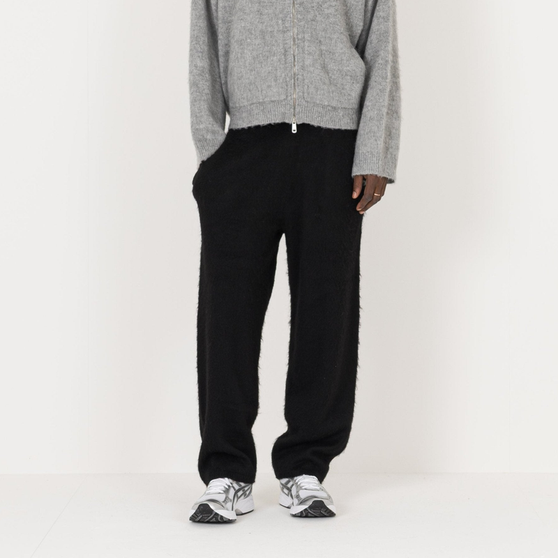 Mohair Sweatpant - Black - Destructive