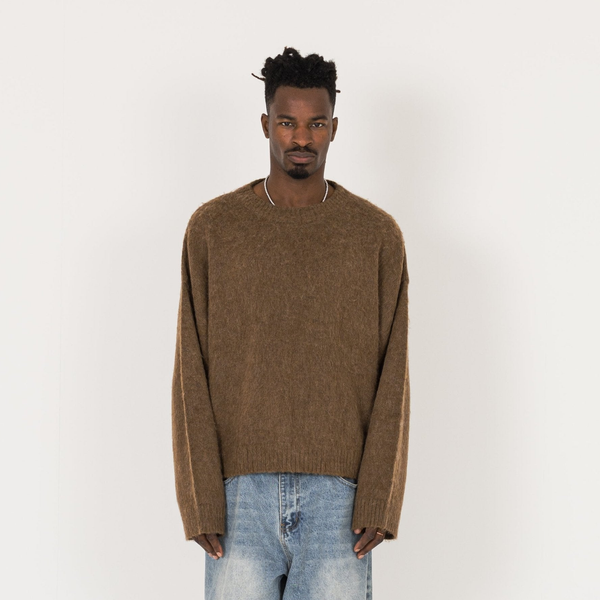 Mohair Sweatshirt - Birch - Destructive