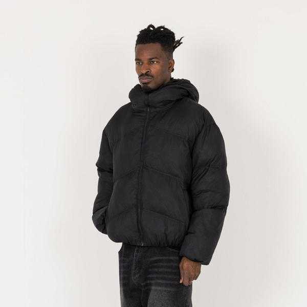 Puffer Jacket - Black - Destructive