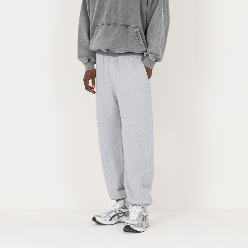 Relaxed Cuffed Sweatpant - Light Marl Grey - Destructive