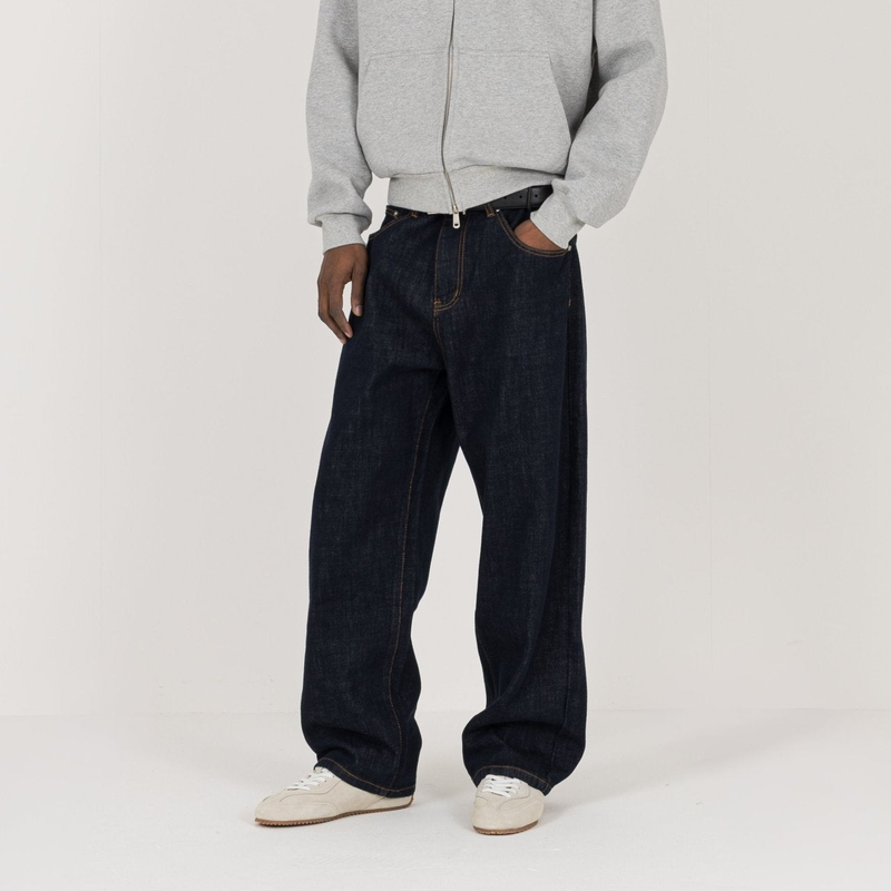 Relaxed Denim - Raw - Destructive