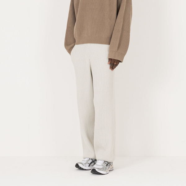 Ribbed Sweatpant - Oat - Destructive