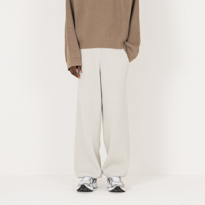 Ribbed Sweatpant - Oat - Destructive