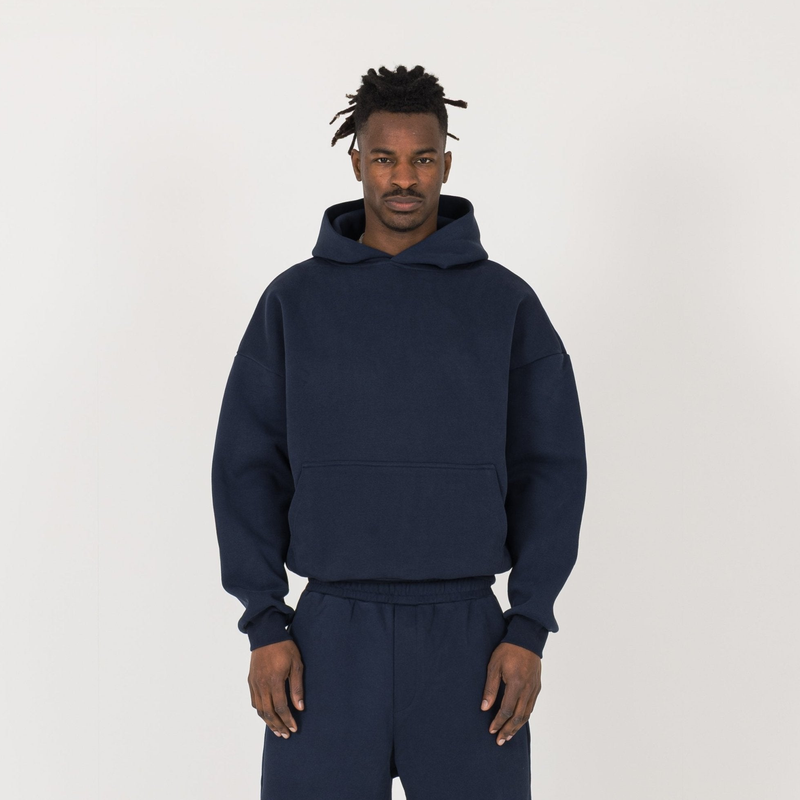 Sculpt Hoodie - Midnight Blue - Destructive