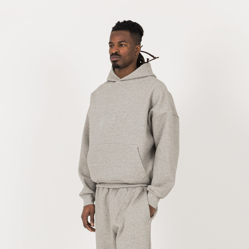 Sculpt Hoodie - Stone Marl - Destructive