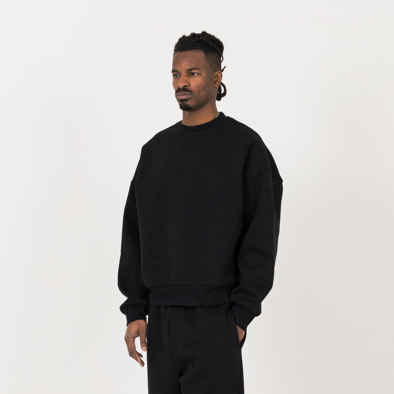 Sculpt Sweatshirt - Carbon Black - Destructive