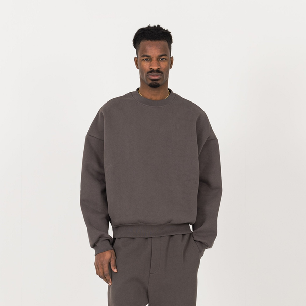 Sculpt Sweatshirt - Moor Brown - Destructive