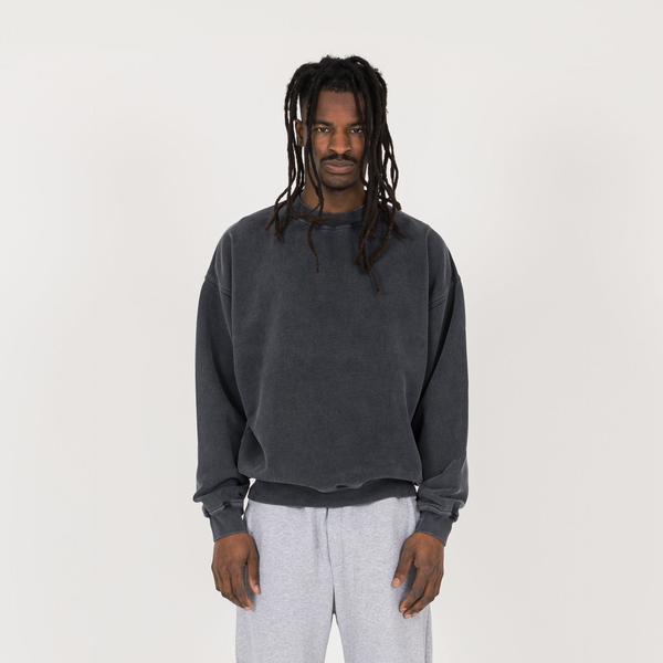 Sweatshirt - Vintage Black - Destructive