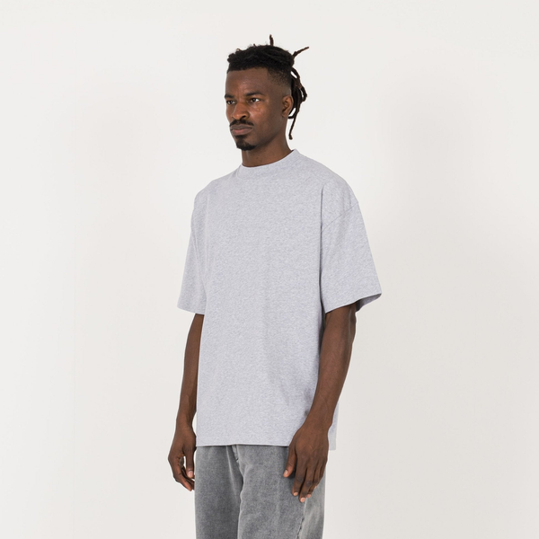 T-Shirt - Light Marl Grey - Destructive