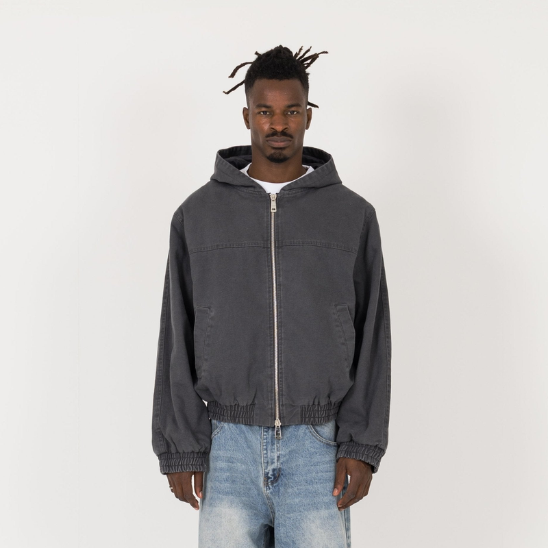 Work Jacket - Vintage Grey - Destructive