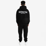 Essential Aesthetics Hoodie - Black - Destructive