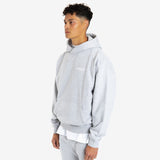 Essential Aesthetics Hoodie - Light Marl Grey - Destructive