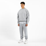 Essential Aesthetics Sweatshirt - Light Marl Grey - Destructive