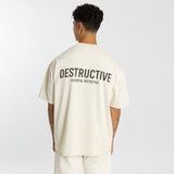 Essential Aesthetics T-Shirt - Flat White - Destructive