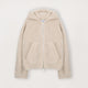 Fleece Zip Jacket - Natural - Destructive