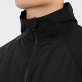 Half Zip Nylon Jacket - Black - Destructive